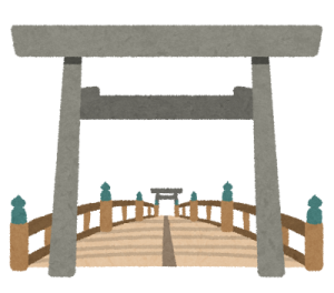 伊勢神宮の鳥居